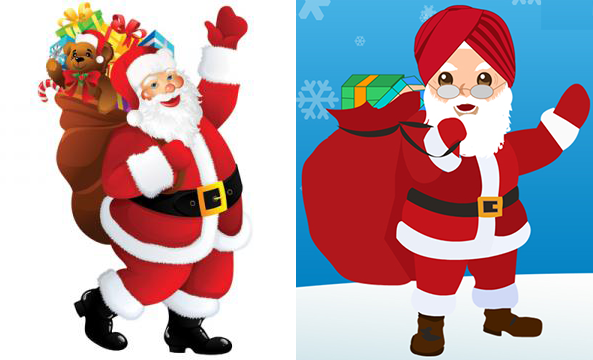 Santa and Sikh